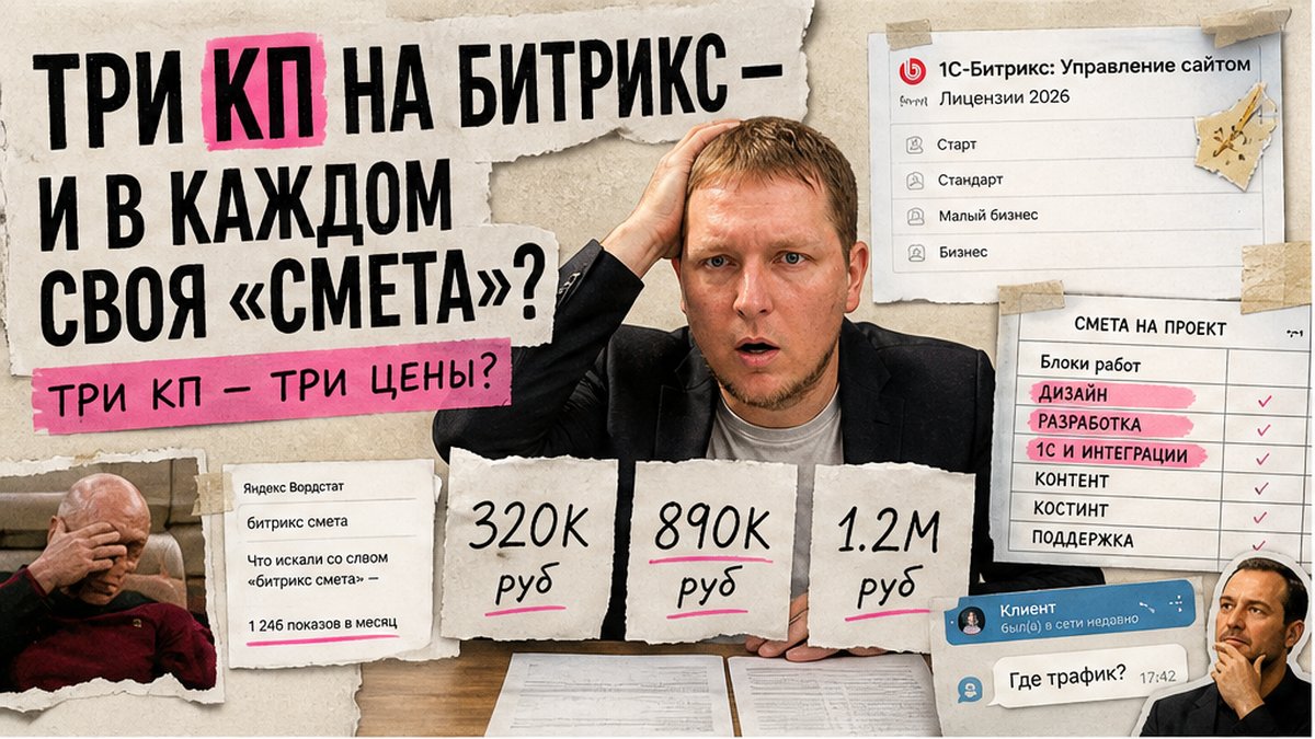 Сколько стоит сайт на 1С-Битрикс: как посчитать бюджет и не переплатить