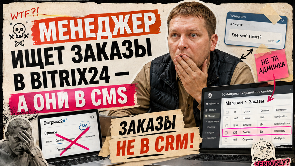 Как обрабатывать заказы в 1С-Битрикс: статусы, админка и связка с 1С