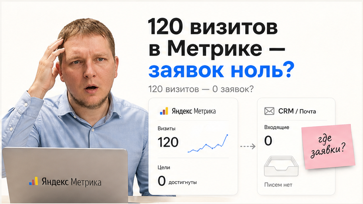 Почему сайт не приводит заявки: чек-лист диагностики для владельца бизнеса