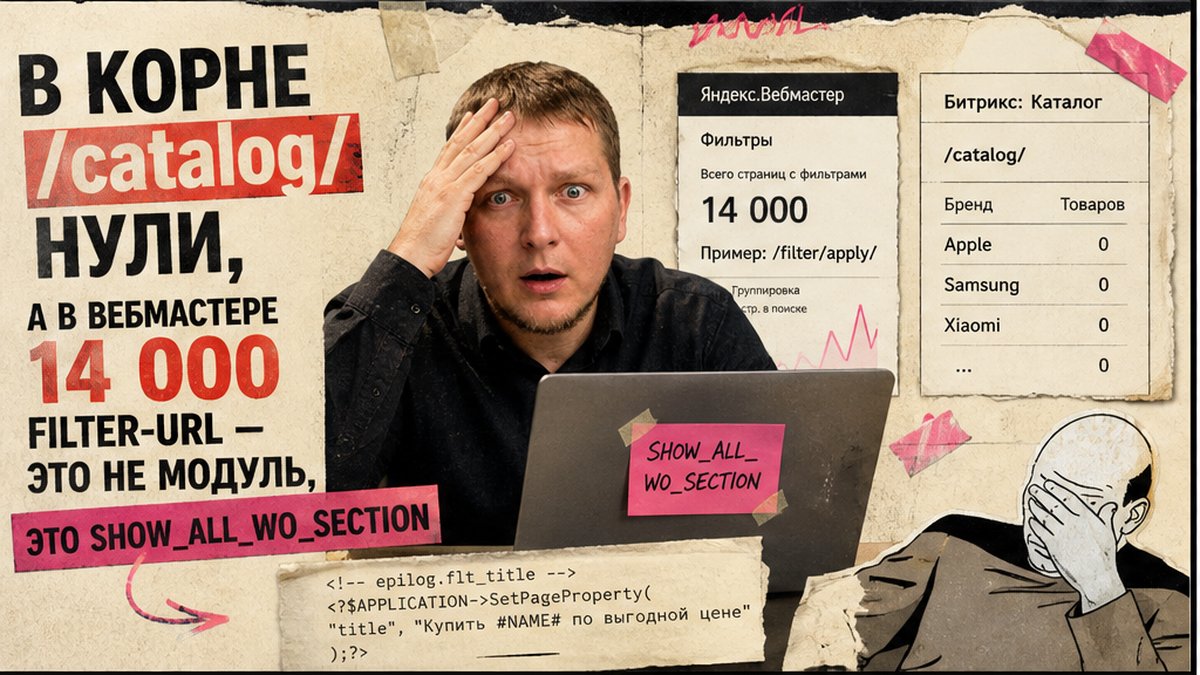 Как настроить умный фильтр в каталоге 1С-Битрикс: ЧПУ, SEO и без дублей страниц