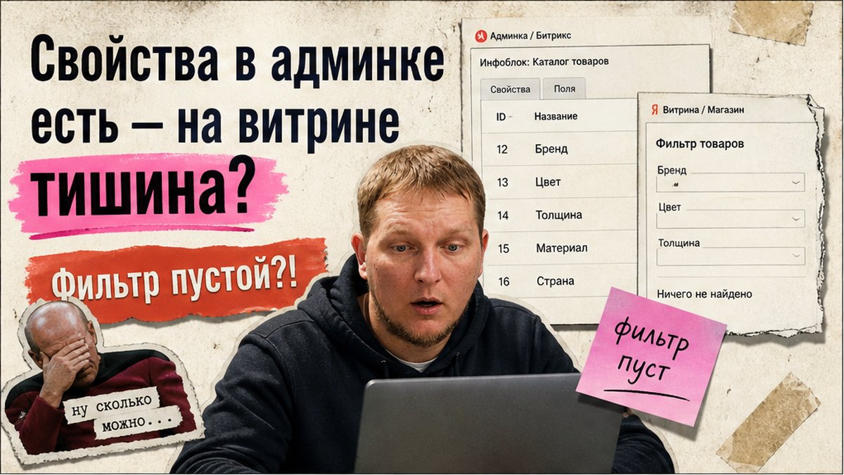 Как настроить свойства товаров на 1С-Битрикс для фильтра и карточки?