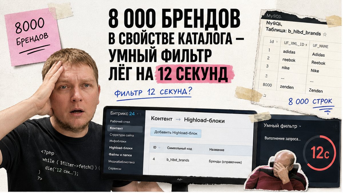 Как создать Highload-блок на 1С-Битрикс: справочники, свойства и вывод на сайте