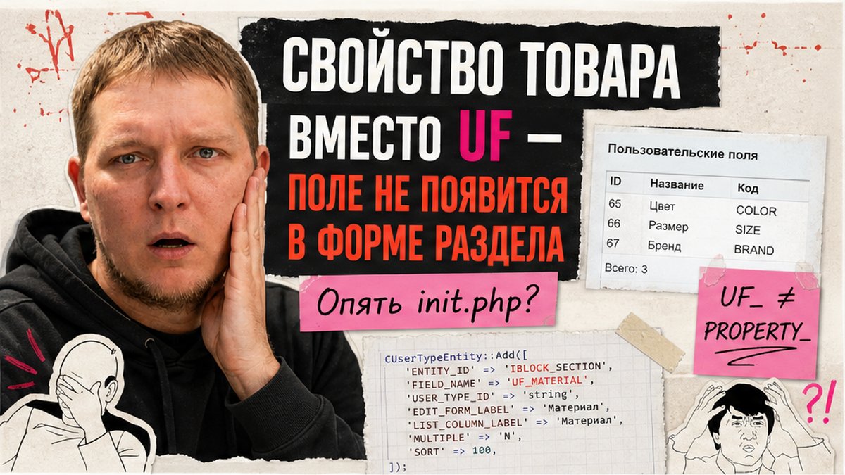 Как создать пользовательские поля UF на 1С-Битрикс: CUserTypeEntity, типы и вывод значений