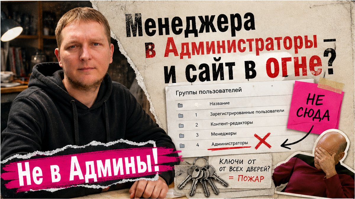 Как настроить права доступа на 1С-Битрикс: группы пользователей, модули и разделы сайта