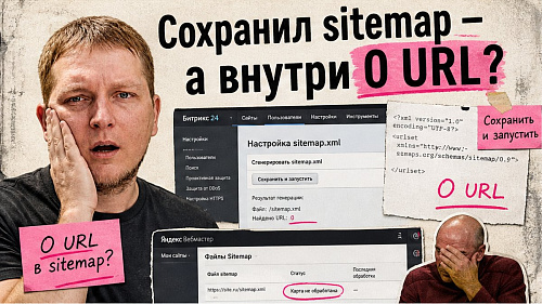 Как настроить карту сайта sitemap.xml на 1С-Битрикс?