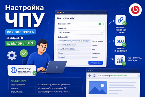 Настройка ЧПУ как включить и задать шаблоны URL
