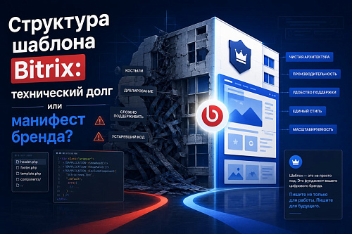 Структура шаблона Bitrix: технический долг или манифест бренда?